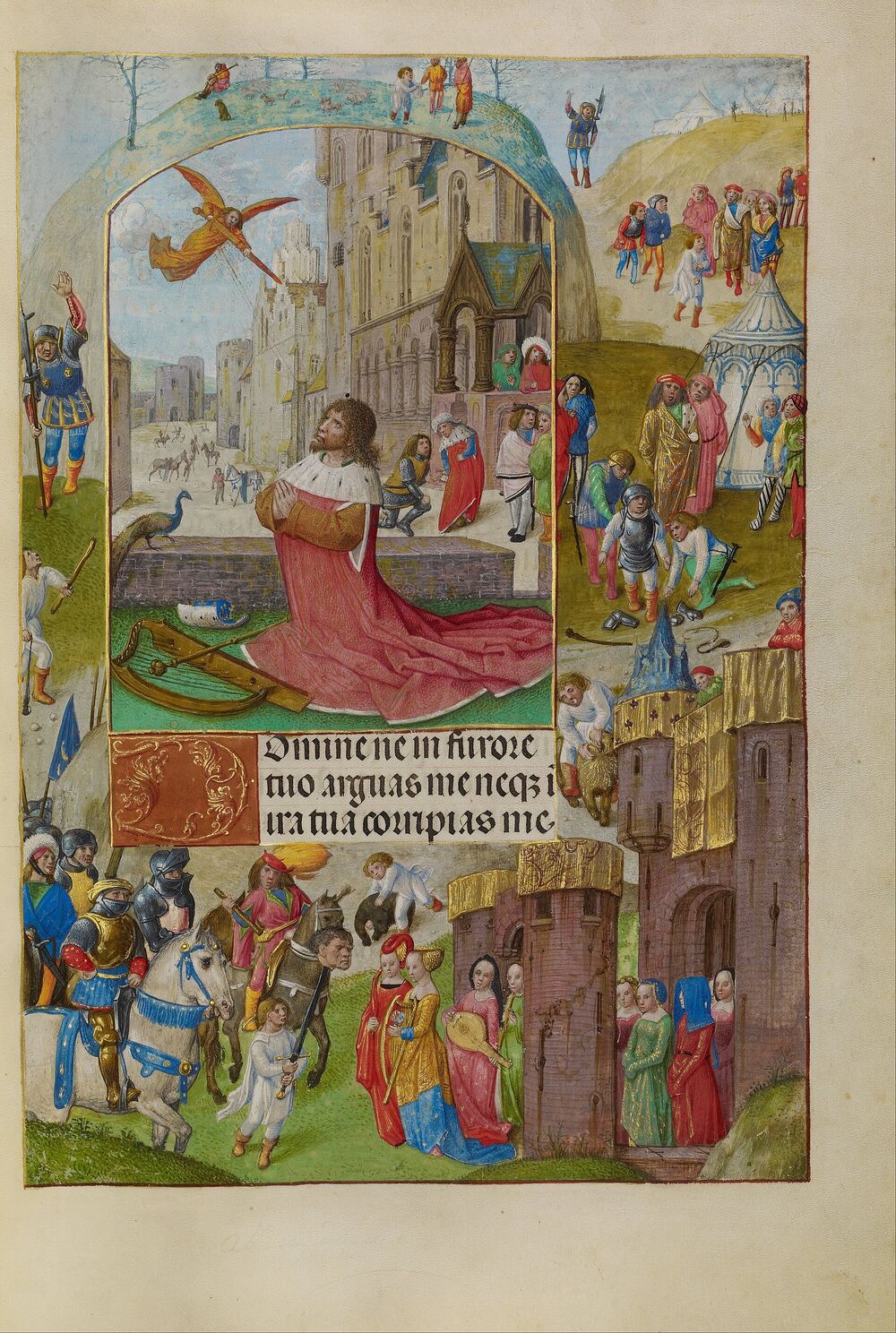 David in Prayer, from the Spinola Hours